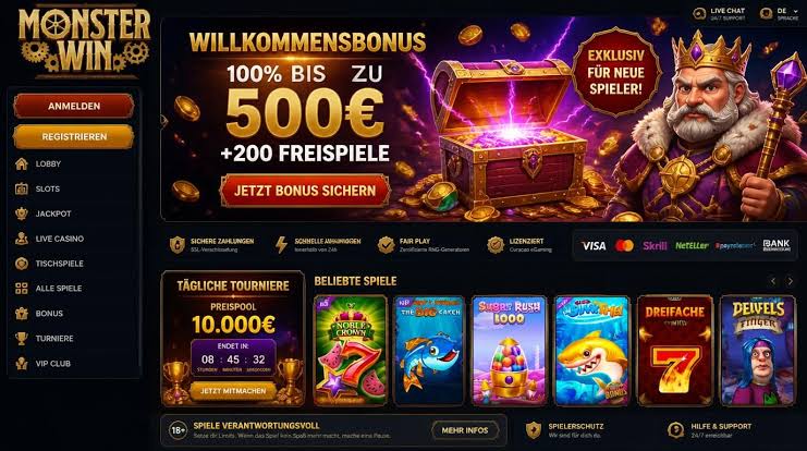MonsterWin Casino – Bewertung